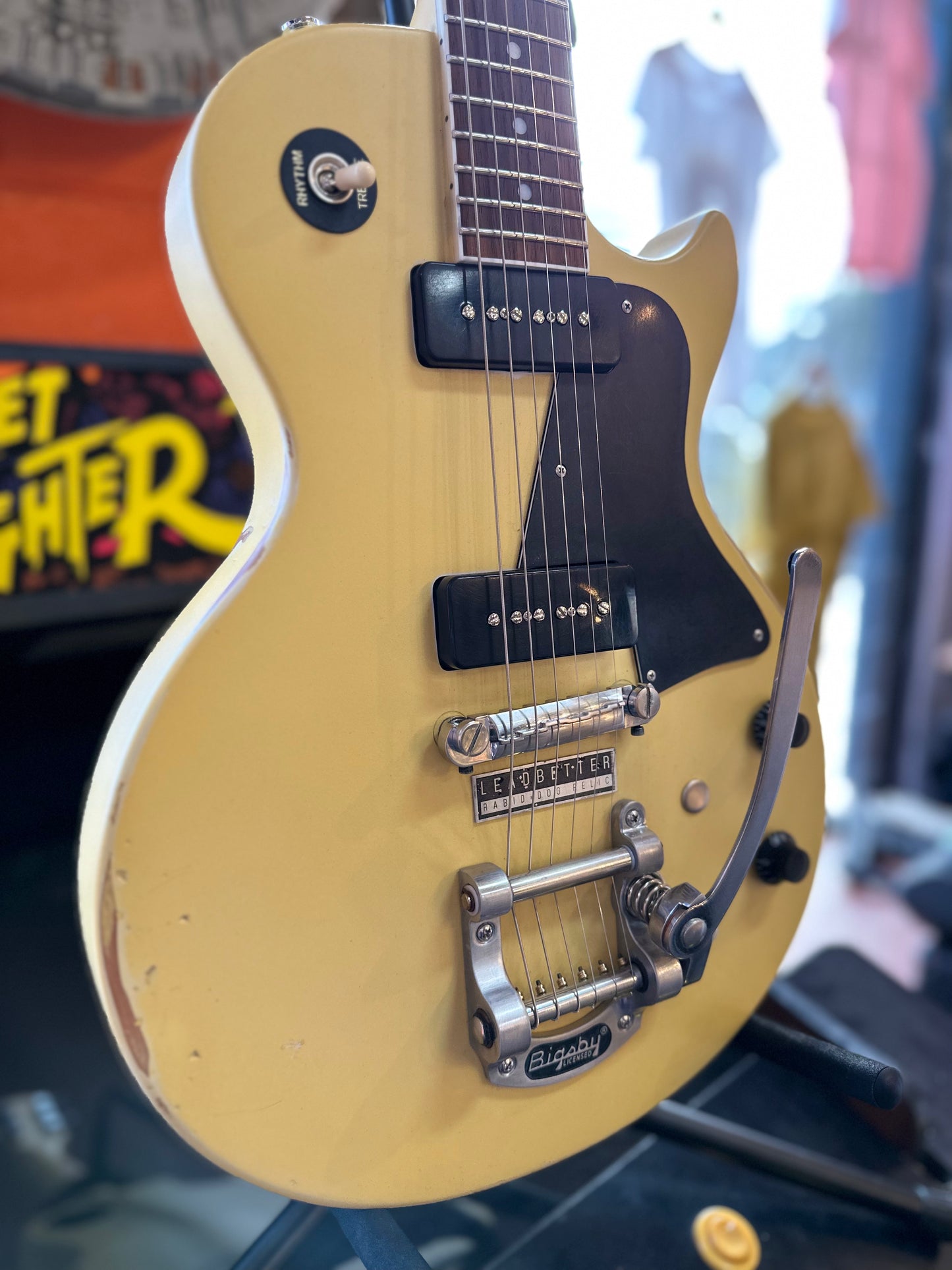 Tokai | Leadbetter Rabid Dog Relic | Tradition LP Special | JJs J-90s | Relic TV Yellow | Bigsby